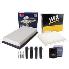 Denso Tune Up Kit NGK 4 Spark Plugs & Boots Kit for Ford Edge 2.0 L4 Turbo Auto