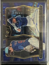 2025 Select Baseball 3 James Triantos Blue Pulsar Auto Silver Base Arrieta Cubs