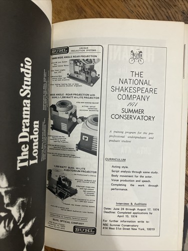 The Drama Review TDR Magazine Theatre Journal NYU RARE VTG 1974 70s NYC - Foto 4 di 7