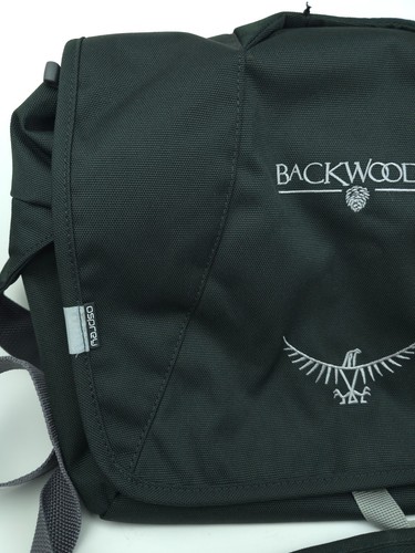 Osprey Flap Mini BLK Backwoods Flap Jill Shoulder Courier Outdoor Messenger Bag - Picture 3 of 11