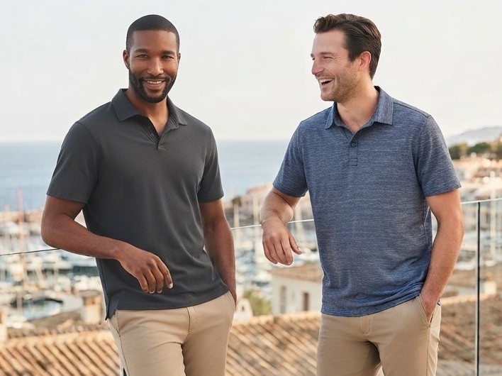 Lot of 2 Banana Republic Men’s Polo Shirts Size XL