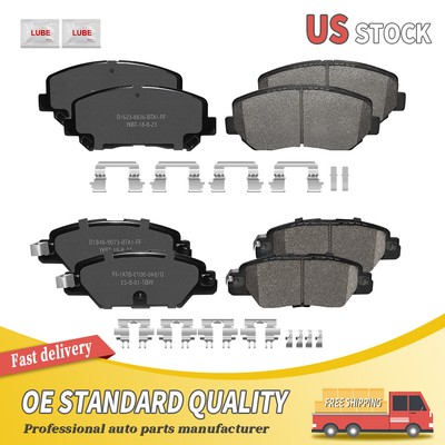 Front and Rear Ceramic Brake Pads Set For 2015-2023 Mazda CX-5