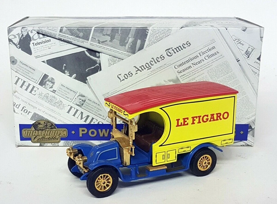 Matchbox YPP01 1910 Renault AG 'Le Figaro' Power of the Press Diecast Model Van - Image 2 of 2