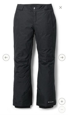 Columbia Bugaboo II Snow Ski Pants Snowboard Women D Black Insulated Omni-Tech