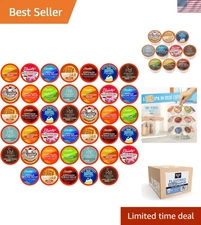 40 Count Decaffeinated Flavored Coffee Pods - Perfect for Keurig Enthusiasts