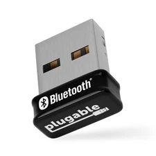 Plugable USB Bluetooth Adapter for PC, Bluetooth 5.0 Dongle, Compatible with