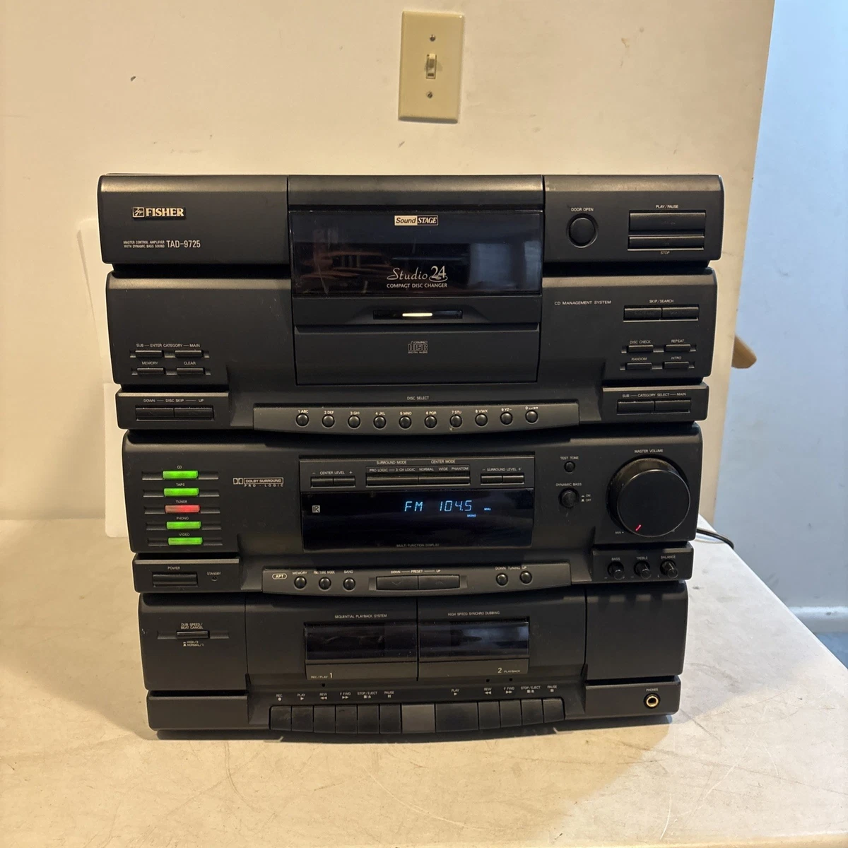 Fisher Portable Stereos & Boomboxes with Headphone Jack for sale