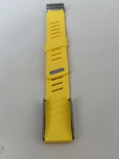 Whoop 4.0 Silicon Sports band strap - Lemonade Yellow with silver buckle 🍋