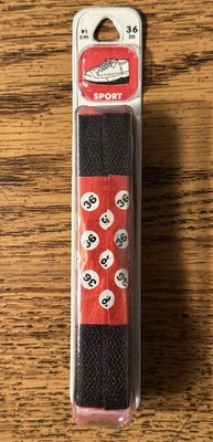 Adcor Products, Inc. Item #30014 | 36 Inch Sport Shoelaces (Black)