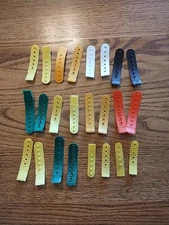 12 Vtg Hat PLASTIC SNAPBACK STRAPS Cap K-Products K-Brand USA