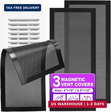 Floor Vent Covers, 5.5" x 12" Magnetic Vent Covers Air Vent Covers Mesh Screen R