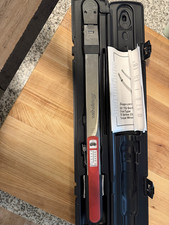 Snap-on Tqr250e 12in Ratcheting Click Torque Wrench Adjustable 47-250 Ft-lb