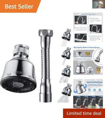 Upgrade Your Kitchen with 360° Rotating Sink Sprayer - Water Efficient & Stylish