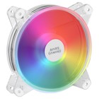 MARSGAMING MFD, 120 mm RGB Fan, Ultra Quiet 14 dB, Molex, Transparent Transparen
