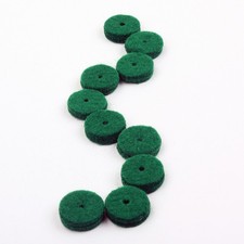 90Pcs Piano Felt Washer for Keyboard and Balance Rail Repair Green