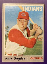 Russ Snyder 1970 #347 Topps Baseball Card - Super Nice - Excellent 