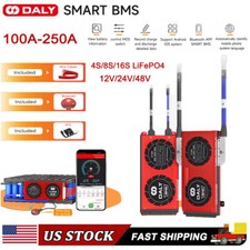 Daly Smart BMS LiFePO4 with Balance 4S 12V 8S 24V 16S 48V 100/150/200/250A
