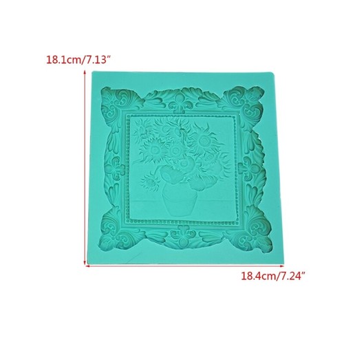 Relief Mould 3D Sculpted Decorations Mold, Resin Crafting Projects Frames Mold - Picture 8 of 8