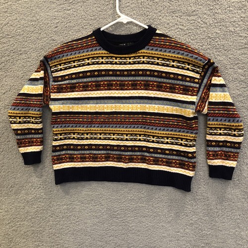 Soft Knit Crewneck Grandpa Sweater | eBay