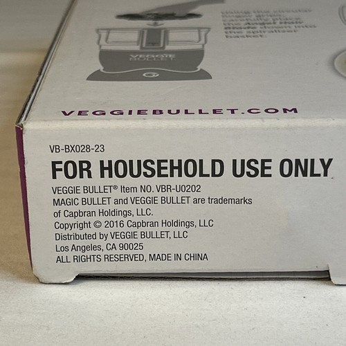 Veggie Bullet Angel Hair Blade 2mm Spiralizer Attachment - Picture 7 of 11