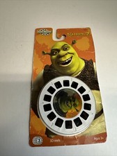 SEALED Shrek 2 Ogre Donkey Fiona Cartoon Movie view-master Sealed 3 Reels