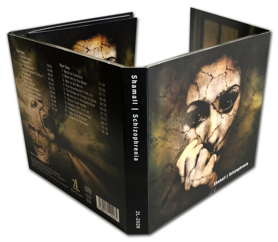 ***** SHAMALL - SCHIZOPHRENIA 2 CD DIGIPAK 2019 NEU, ORIGINAL VERSCHWEISST *LLP* - Bild 3 von 4