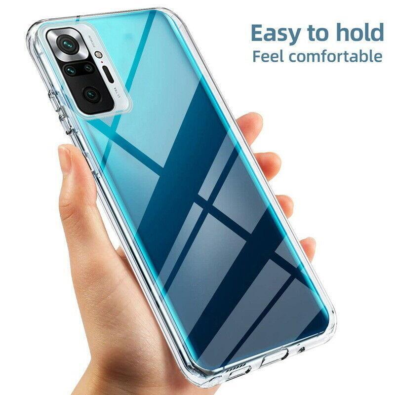 Custodia Per Xiaomi Poco M4 PRO 4G - Cover Ultra Sottile Trasparente Con Bimateriale PC+TPU, Antiurto, Bumper Rinforzato (Verde)