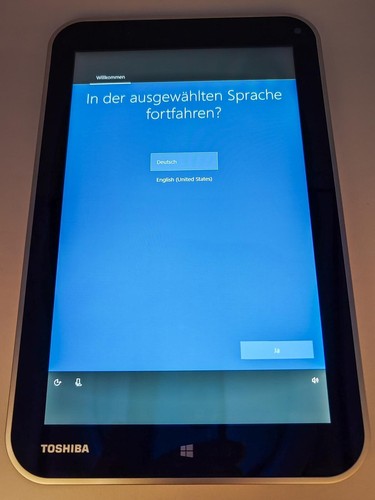 Toshiba Encore WT8-A-102 Touch Tablet-PC silver HAMA-Schutztasche OVP – WIE NEU - Bild 5 von 24