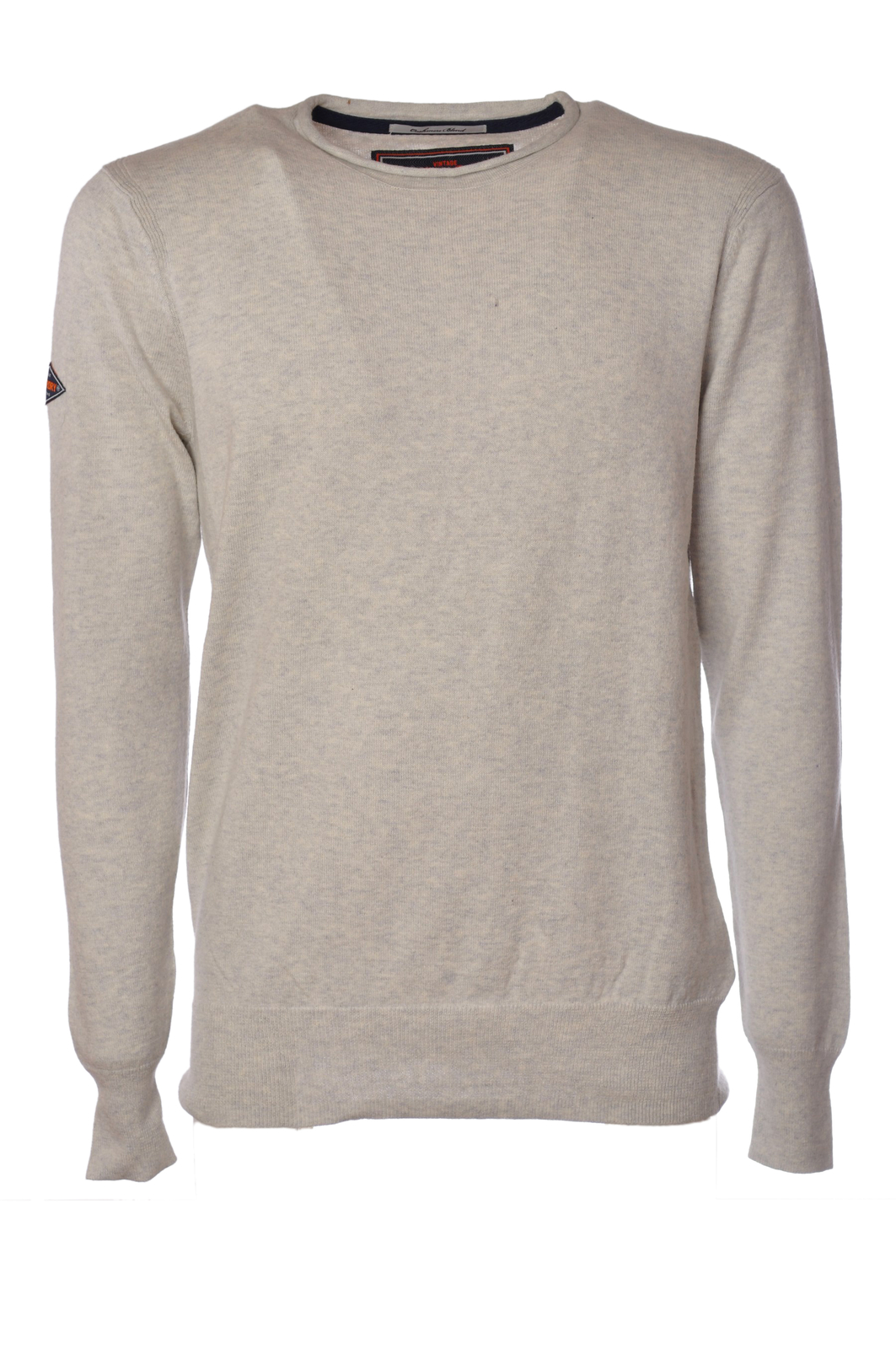 Супердри Манн Maglia manica lunga Grau 4408