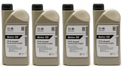 Original GM Genuine Opel 5W-30 dexos2 Longlife 1942000 Motoröl 4x 1l = 4 Liter