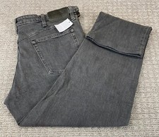  75 New Lands' End Men's Trad Fit CW Comfort First Denim Jeans Black 38x31