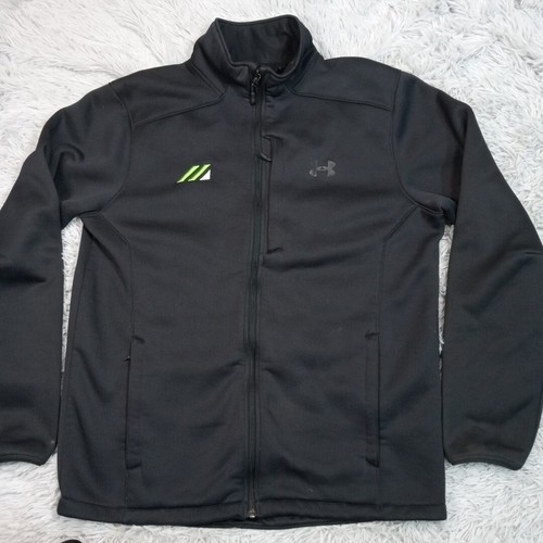 Under Armour Mens Jacket L Charcoal Gray Coldgear Active Athletic Soft Comfort