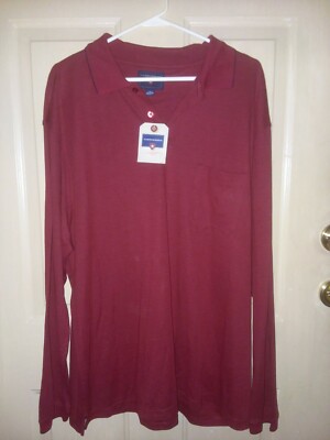 Mens shirt Xxl Saddlebred ruby wine 