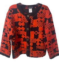 Carole Little Vintage Quilted Cropped Jacket, Women's 12