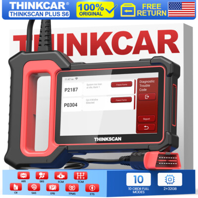 THINKCAR Car OBD2 Diagnostic Scanner ABS SRS Code Reader Engine Transmission