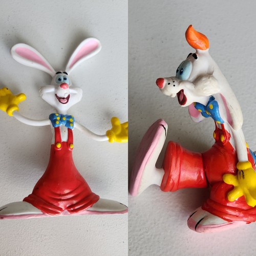 2pc Lot Set Who Framed Roger Rabbit PVC Figure 1987 Disney Amblin | eBay