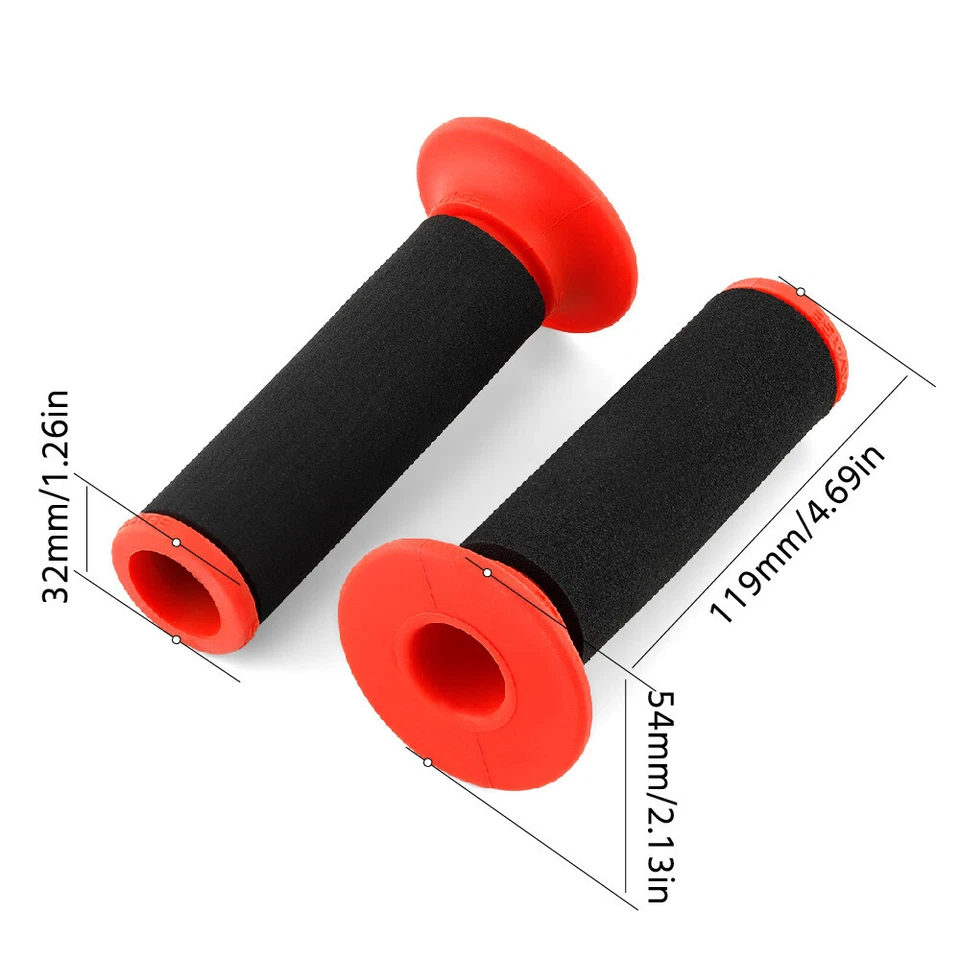 Kit de empuñaduras suaves de agarre de manillar de esponja antideslizante para Suzuki DRZ400/E/S DRZ250 Foto 3 de 4