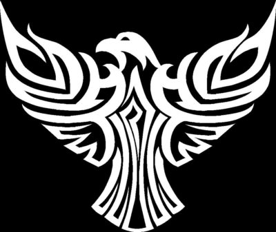 Tribal Eagle Spreading Wings Cut Vinyl Car Truck Window Sticker Decal US Seller