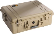 Pelican 1600 Case with Foam Desert Tan
