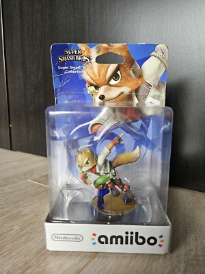 Amiibo Super Smash Bros. Collection Fox No.6 Neu OVP Etwas Beschädigt