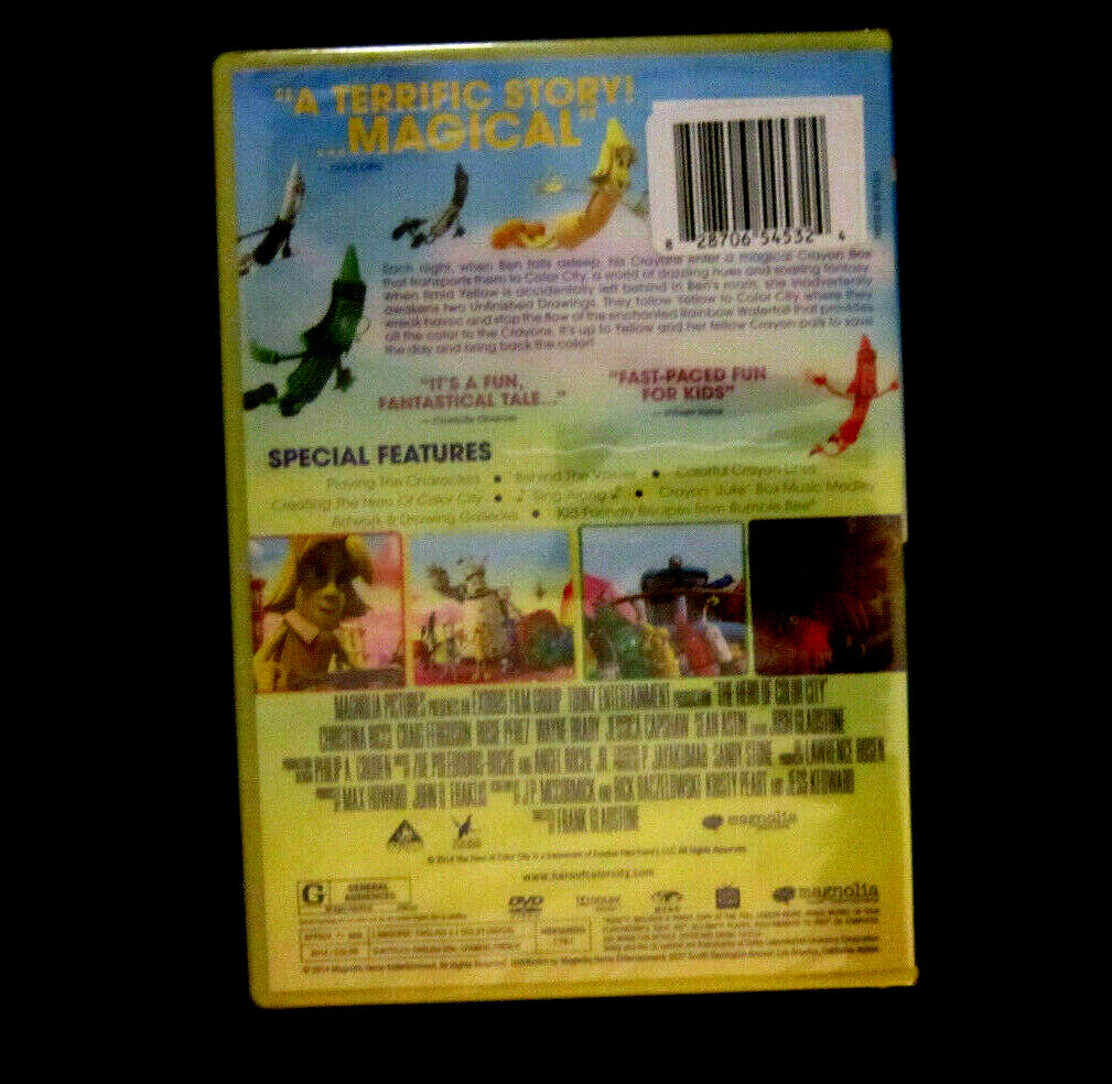 dvd THE HERO OF COLOR CITY cartoon~~rated G~~crayon adventure~~77