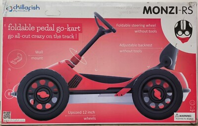 Go Kart a Pedali con Pneumatici Nero