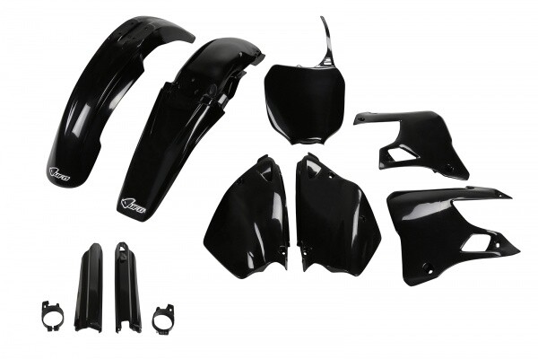 Kunststoff Verkleidung Kit Full Yamaha YZ 125 - 250 2000 - 2001 Schwarz Ufo P...-image