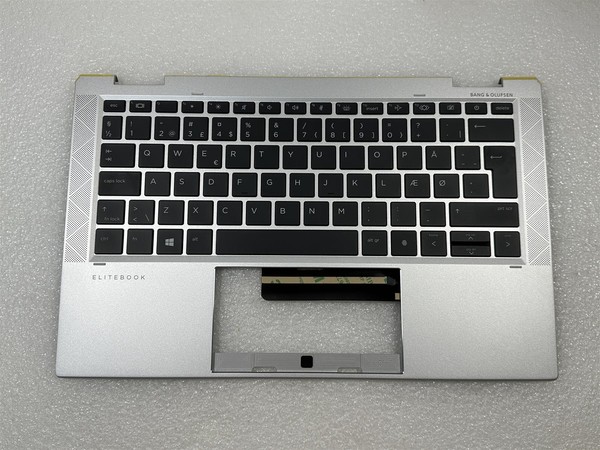 FüR Hp Elitebook X360 1030 G8 M45821-081 DäNische Tanze Handauflage Tastatur Neu-image