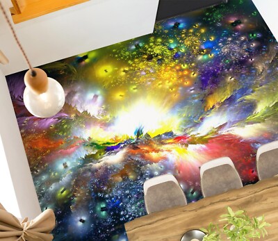 3D Schön Universum Q3123 Fußboden Wandbild Fototapete Tapete Familie Luna 2024