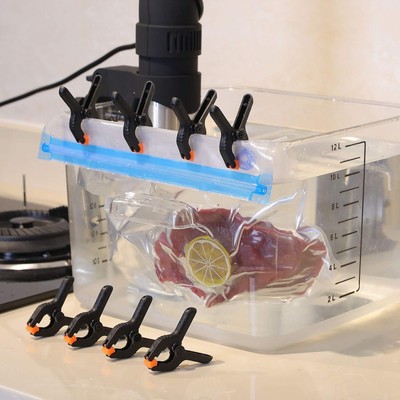 8-Pack Sous Vide Cooking Clips for Immersion Circulator, Compatible with Anova