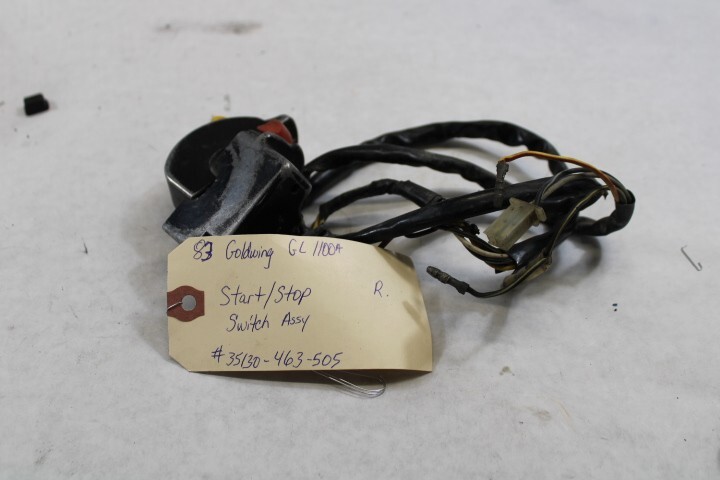 Start/Stop Switch Harness RIGHT 35130-463-505 1983 Honda
