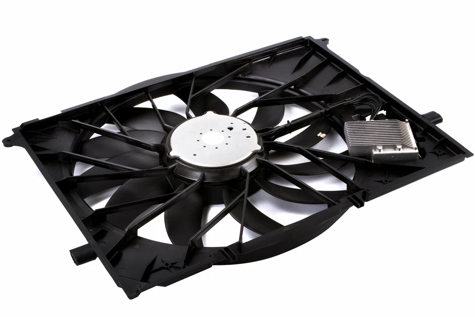 Conjunto de ventilador de refrigeración del motor para condensador de radiador Mercedes-Benz 2205000193 Foto 3 de 4