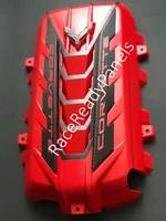 2020/23 CORVETTE C8 ENGINE COVER TORCH RED CARBON FIBER RAILS OEM NEW ! (For: More than one vehicle)
