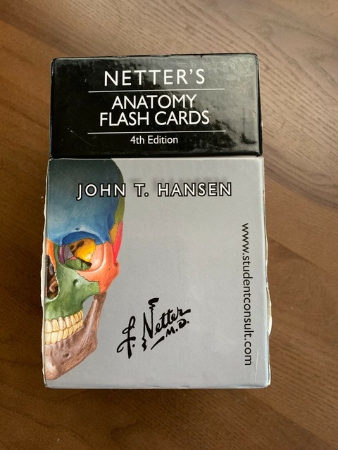 Netter Basic Science Ser Netter s Anatomy Flash Cards With Online 